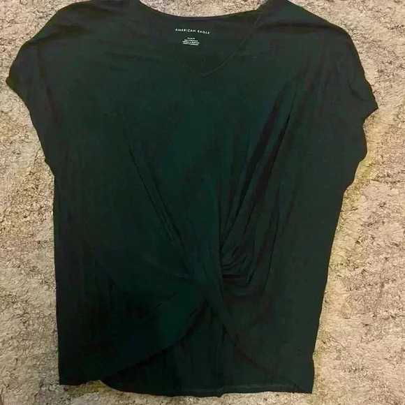 American Eagle Forest Green Blouse - Picture 1 of 2